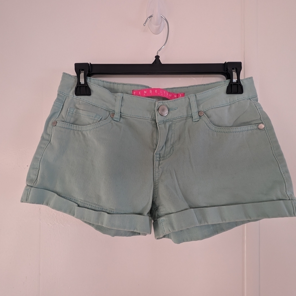 Tinseltown Women's Jrs Green Shorts Size 3